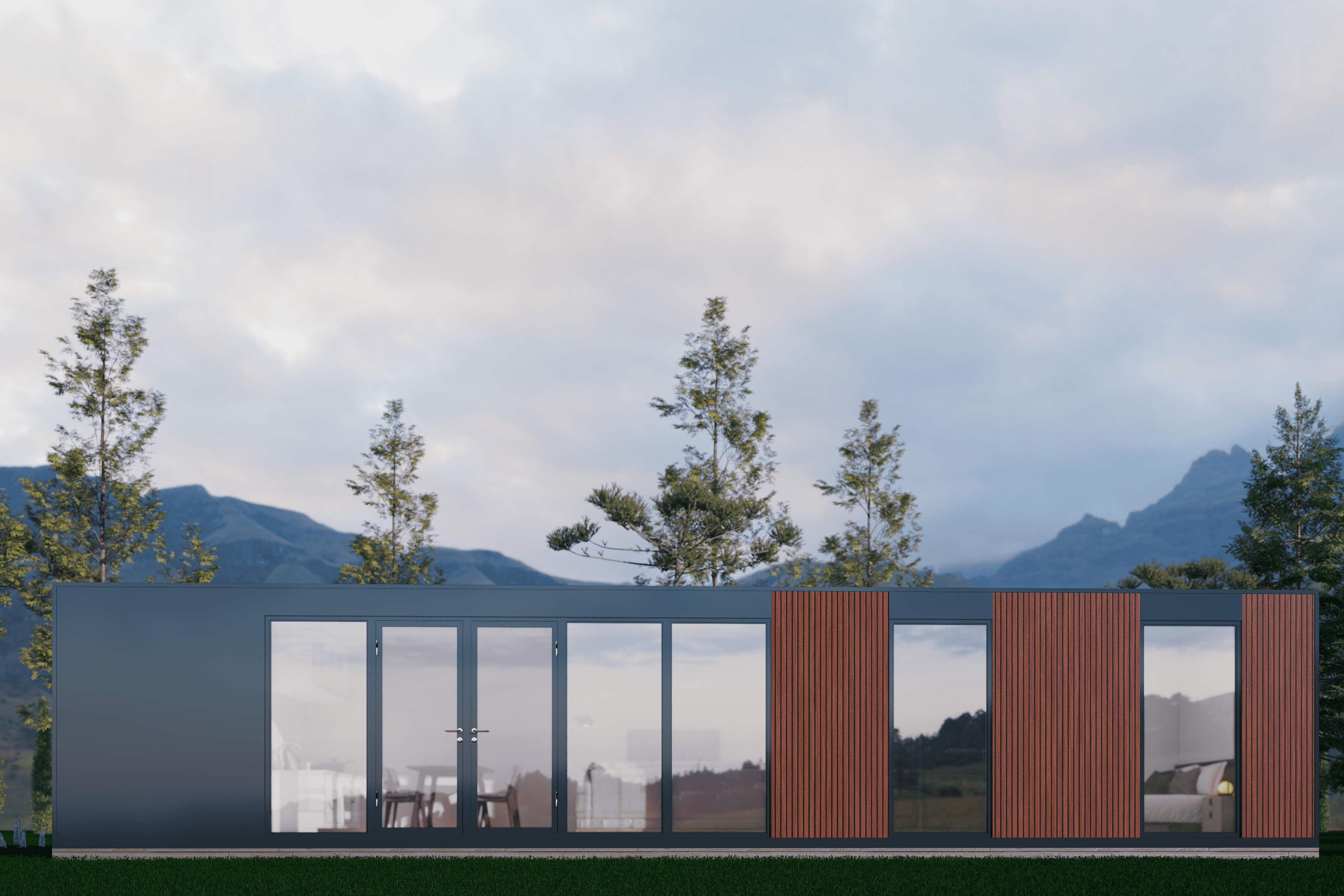 Maison Modulaire Astraya 36 m2- 3 x 12 m